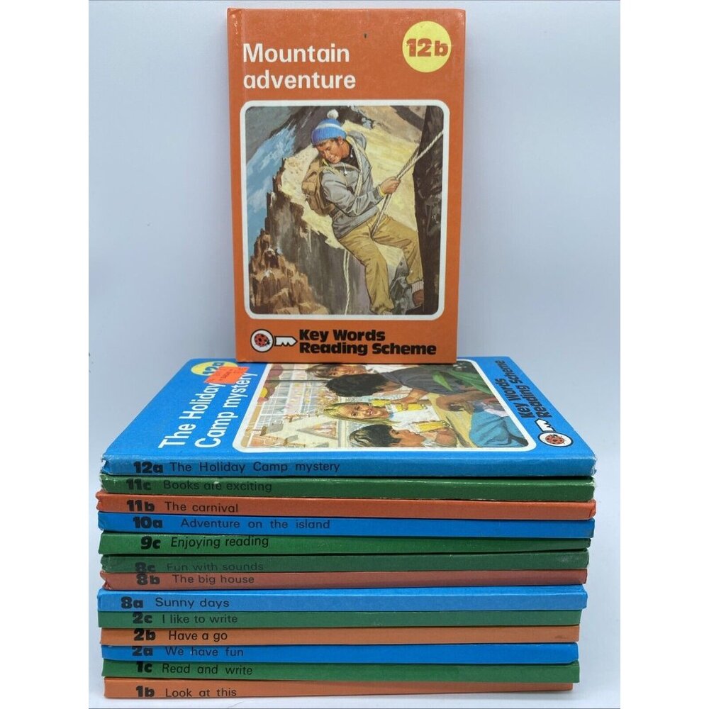 14 Ladybird Key Words Reading Scheme Early Readers Hardcover Children’s Vintage